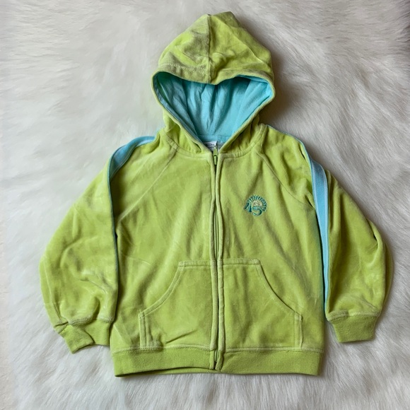 Athletic Works Lime and Aqua Kids Hoodie - Picture 1 of 2